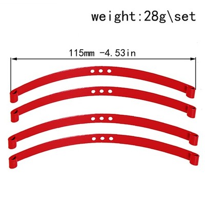 Red Super Soft Spring Steel Plate Part for Simulation 1:10 TF2 Off-road Vehicle