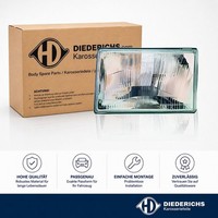 Hauptscheinwerfer Links Diederichs 2611081 FÜR Jeep Frontscheinwerfer Frontlicht