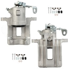 Rear Left Right Brake Calipers 2pcs Fits Volkswagen Beetle Golf R32 2000-2010