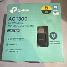 TP-LINK Archer T3U AC1300 Dual-Band MU-MIMO USB 3.0 WiFi Adapter PC/Mac