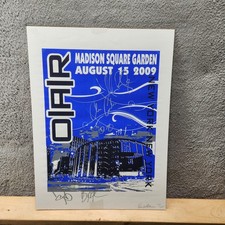 O.A.R. Concert Poster Signed Madison Square Garden 2009 Limited Edition 117/385 