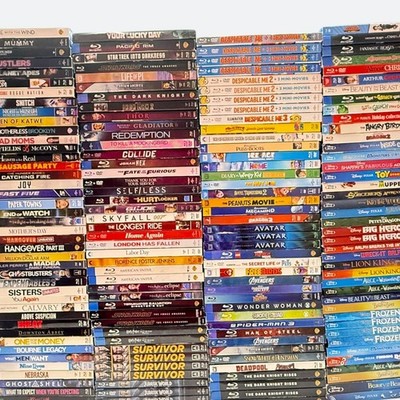 Movies Blu-ray DVD Pick & Choose Lot 3 BUNDLE PREMIUM [3D / SEALED / SLIPCOVERS]