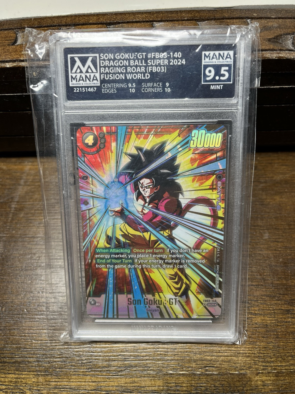 DRAGON BALL SUPER FUSION WORLD: Son Goku GT FB03-140 Alt Art Grade