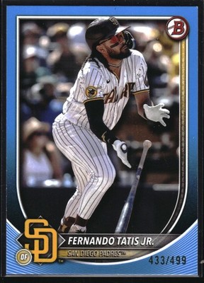 2025 Bowman #23 Fernando Tatis Jr. Sky Blue #/499