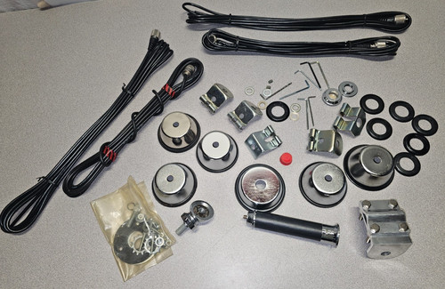 Mixed Lot of CB / CB Antenna Related Parts Coax/Coil/Mounting Cup/Mount etc #aa