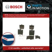 Image of Brake Pads Set fits MERCEDES C180 S203, W203 Rear 1.8 2.0 01 to 07 Genuine Bosch
