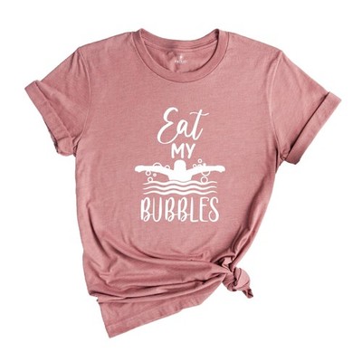 Eat My Bubbles Shirt, Birthday Gifts For Swimmer, Swim Mom Swim Coach, Funny Swi