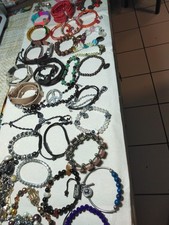 Vtg To Now BRACELETS 36 LOT CASUAL, Childrens Sizes To Adults, Multi-Materials.