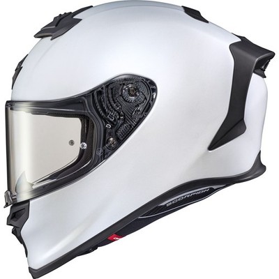 Scorpion Adults Exo-R1 Air Motorcycle Helmet Matte Pearl White - L - 75-1352L