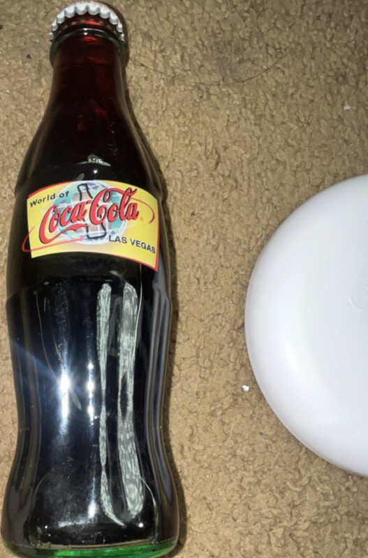 Coca-Cola Classic 8 fl oz Glass Bottle World of Coca-Cola Las Vegas Soda Theme