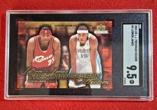 2003-04 UPPER DECK L.J. FRESHMEN SEASON RC Lebron James #4 SGC 9.5 MINT+