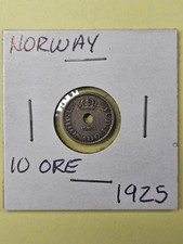 COINS - NORWAY - 10 ORE 1925