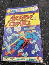 Vintage DC Comics Action Comics Superman Green Arrow The Atom