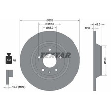 Disque de frein Skoda 120