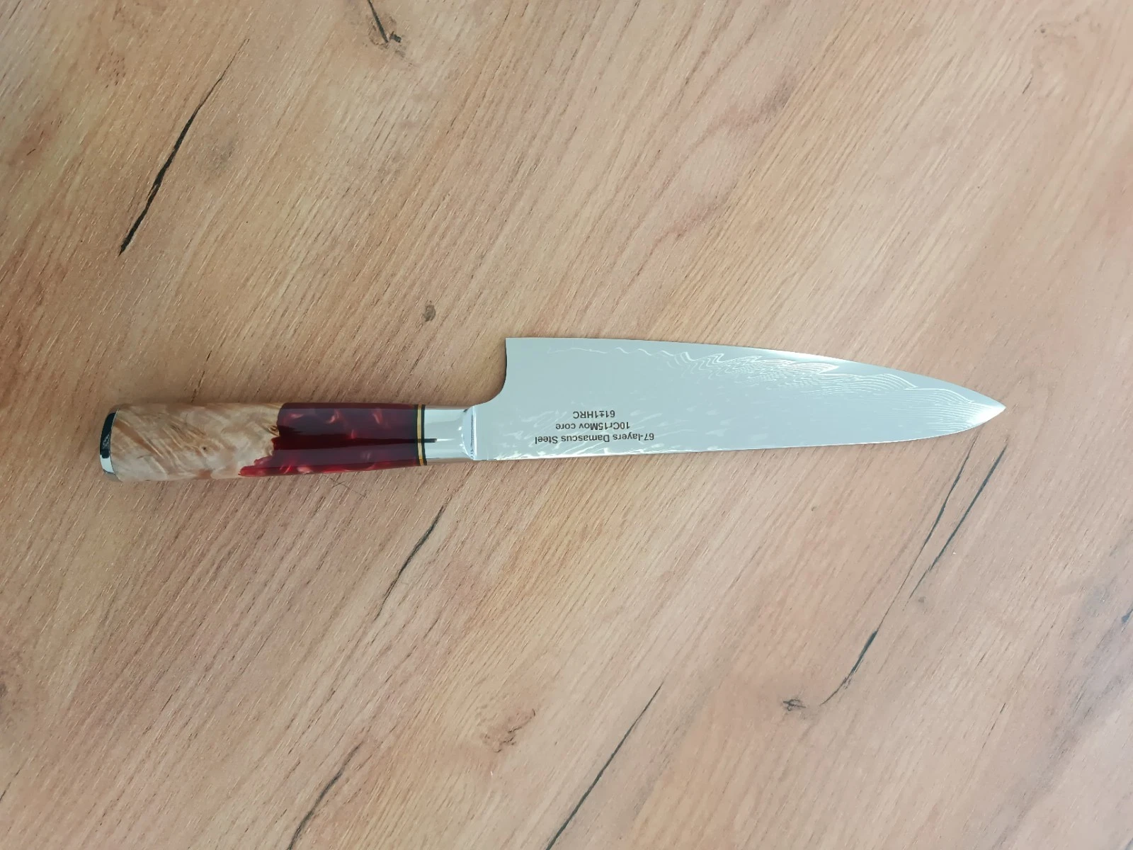 Chef's Knife Damascus Steel 67 Layers