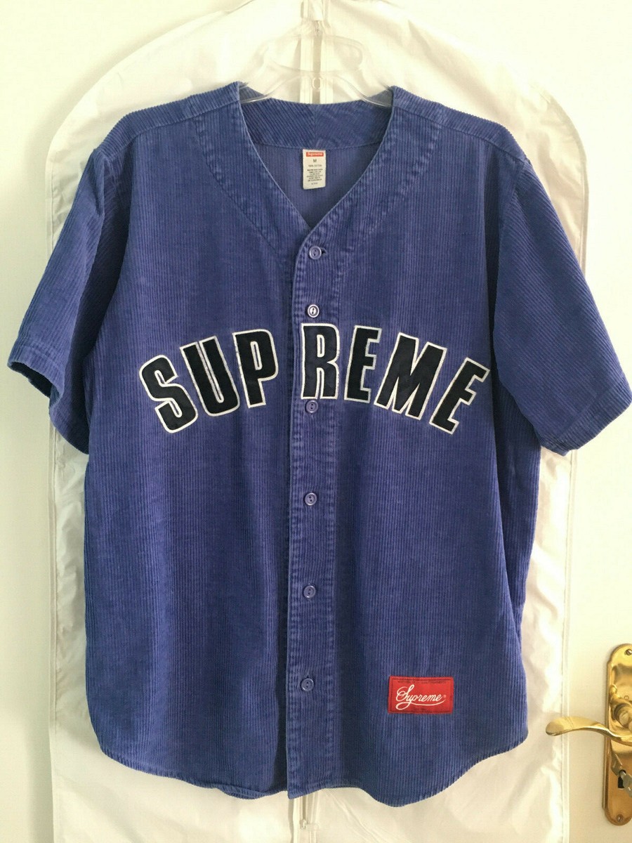 18ss 】Supreme Corduroy Baseball Jersey Supreme Corduroy Baseball Jersey (SS18) - $138