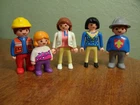 Playmobil Lot of 5 Figures Vintage Modern Knight Doctor Woman/Mom Daughter/Girl