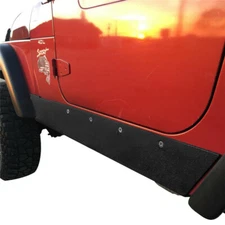 Body Side Armor Rocker Panel Protector Cover Trim Fit 1997-2006 Jeep Wrangler TJ