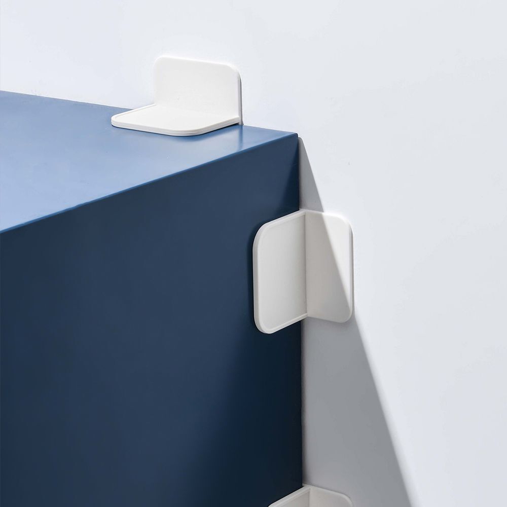 Anti-overturning Fixed Clip Anti-tip Wall Holder Self-Adhesive Cabinet Lock - Picture 5 of 10