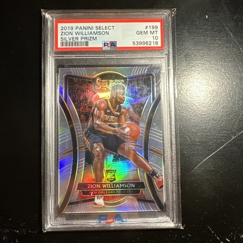 2019 Prizm Silver Zion Williamson RC PSA 10 Premier Select Rookie