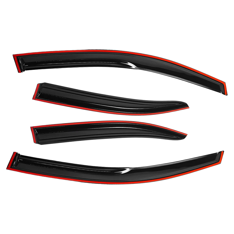 Visera de ventana Tres&Vendu para Ford Fusion sedán 4 puertas 2006-2012 protectores de lluvia EE. UU. Foto 2 de 4