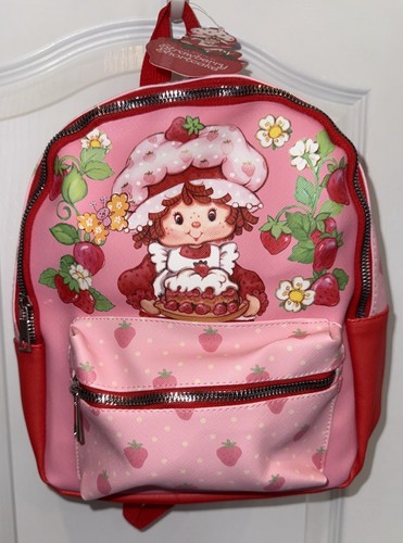 NEW W/ Tags The World Of Strawberry Shortcake Mini Backpack 11" x 10" x 4" - 第 1/8 張圖片