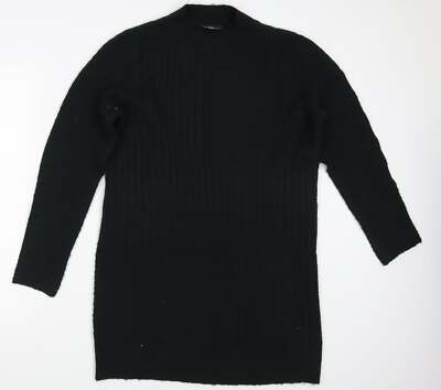 Wallis Damen Pullover grün Rundhalsausschnitt Polyestermischung Größe S