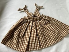 Pleasant Company 1995 American Girl Doll Addy Retired Brown Birthday Pinafore