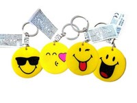 4 X SchlüSselanhäNger Smiley Lachgesicht | Mitgebsel Geburtstag Tombola Geschenk