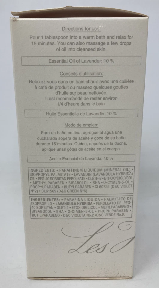 Yves Rocher Essential Oils Soothing Bath Essence Lavender 5 oz Fragrance New - Image 2 of 4