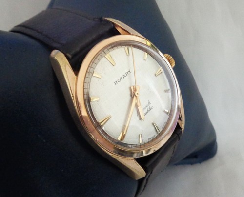 Vintage Rotary 17 Jewels Hand Winding GP Men's Wristwatch Keeps Good time - Picture 4 of 10