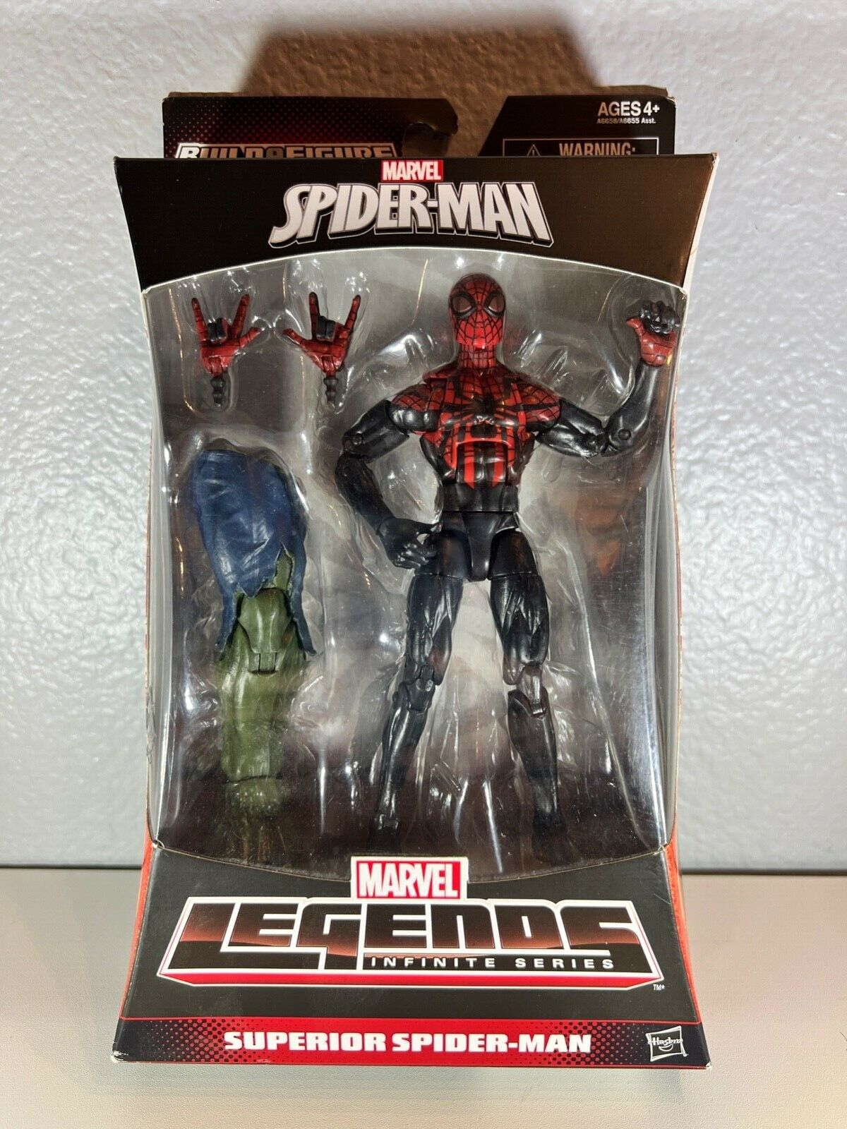 Marvel Legends SUPERIOR SPIDER MAN Hasbro Green Goblin Build A Figure