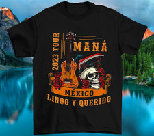 New Mana 2023 Mexico Merch Rock Los Angeles Concert Tour Unisex T Shirt TD250