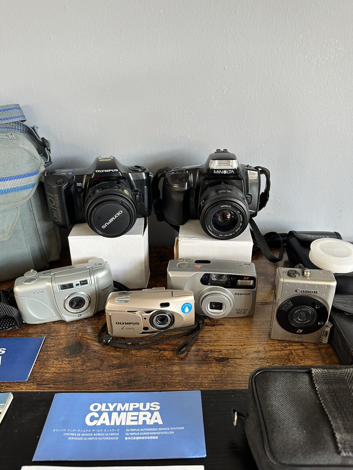 Digital Camera Job Lot X6 Untested Olympus Kodak Canon Pentax READ