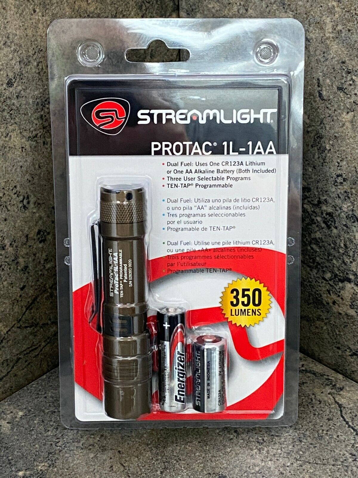 Streamlight ProTac 1L-1AA LED Flashlight Fuel 350 - Max 84% OFF 88073 Dual Special price for a limited time