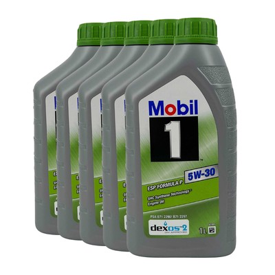 MOBIL 1 ESP Formula P 5W-30 Motorenöl dexos2, MB 229.31, PSA B71 2290, 5x1 Liter