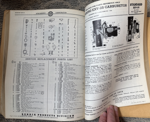 Stromberg Carburetor Parts Catalog And Manual October 1948 No. 10C - Picture 8 of 12