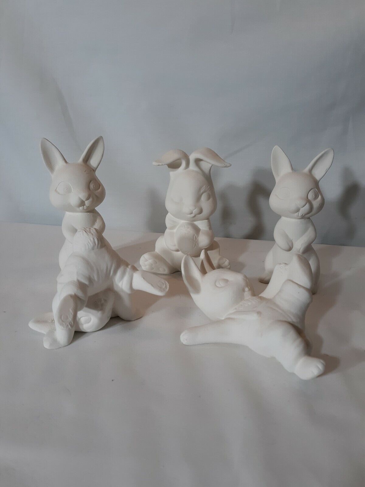 Ceramic Quality inspection Bisque~ excellence Ready to Paint- Misc of Bunnies Easter Lot