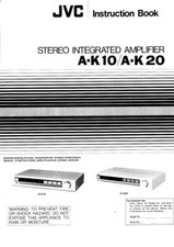 JVC A-K10 A-K20 Amplifier Owners Instruction Manual Reprint