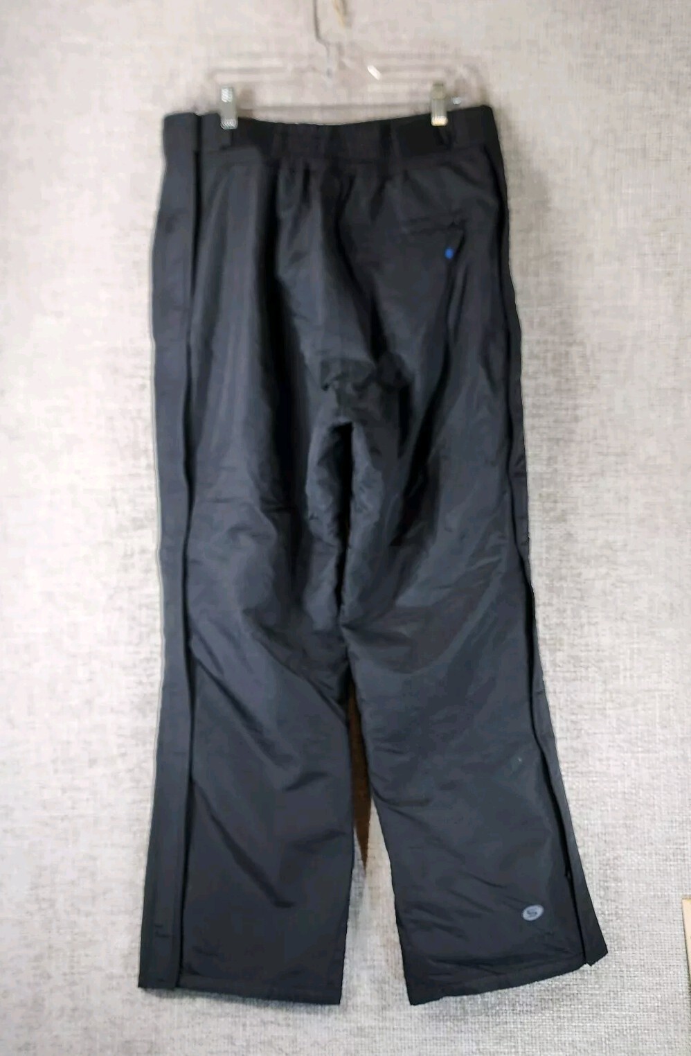 Slalom Snow Pants Womens L Black Side Zip Insulated Ski Snowboard Soft Shell NEW
