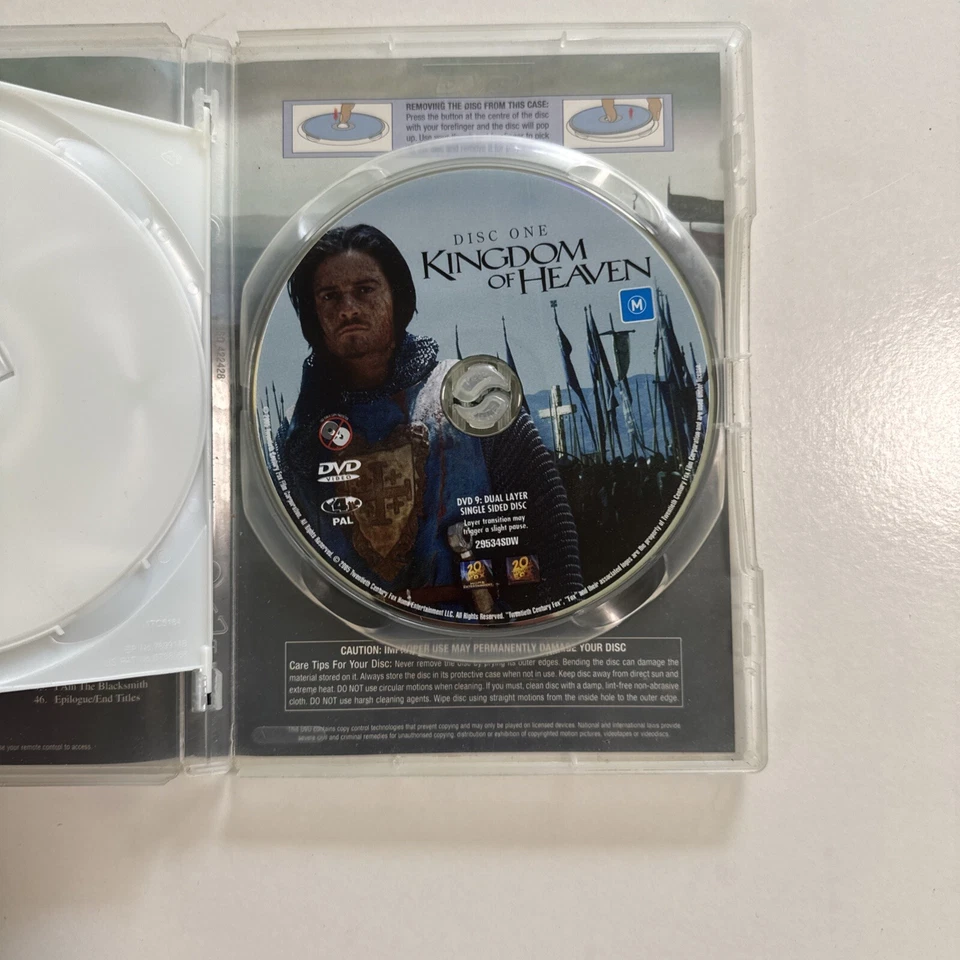 El Reino de los Cielos (DVD, 2005) Edición Deluxe 2 Discos Foto 4 de 4