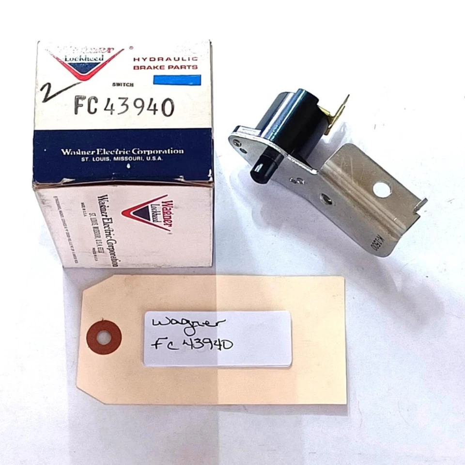 Переключатель стоп-сигнала Wagner FC43940 подходит для Oldsmobile '88 '98 с ручными тормозами 1959 - Изображение 2 из 4