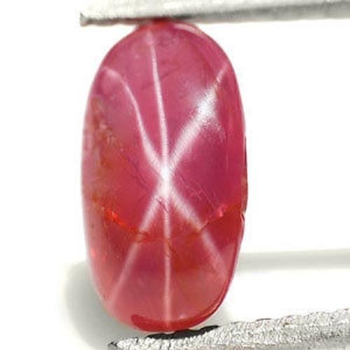 VIETNAM Star Ruby Cts Natural Untreated Dark Pink Oval