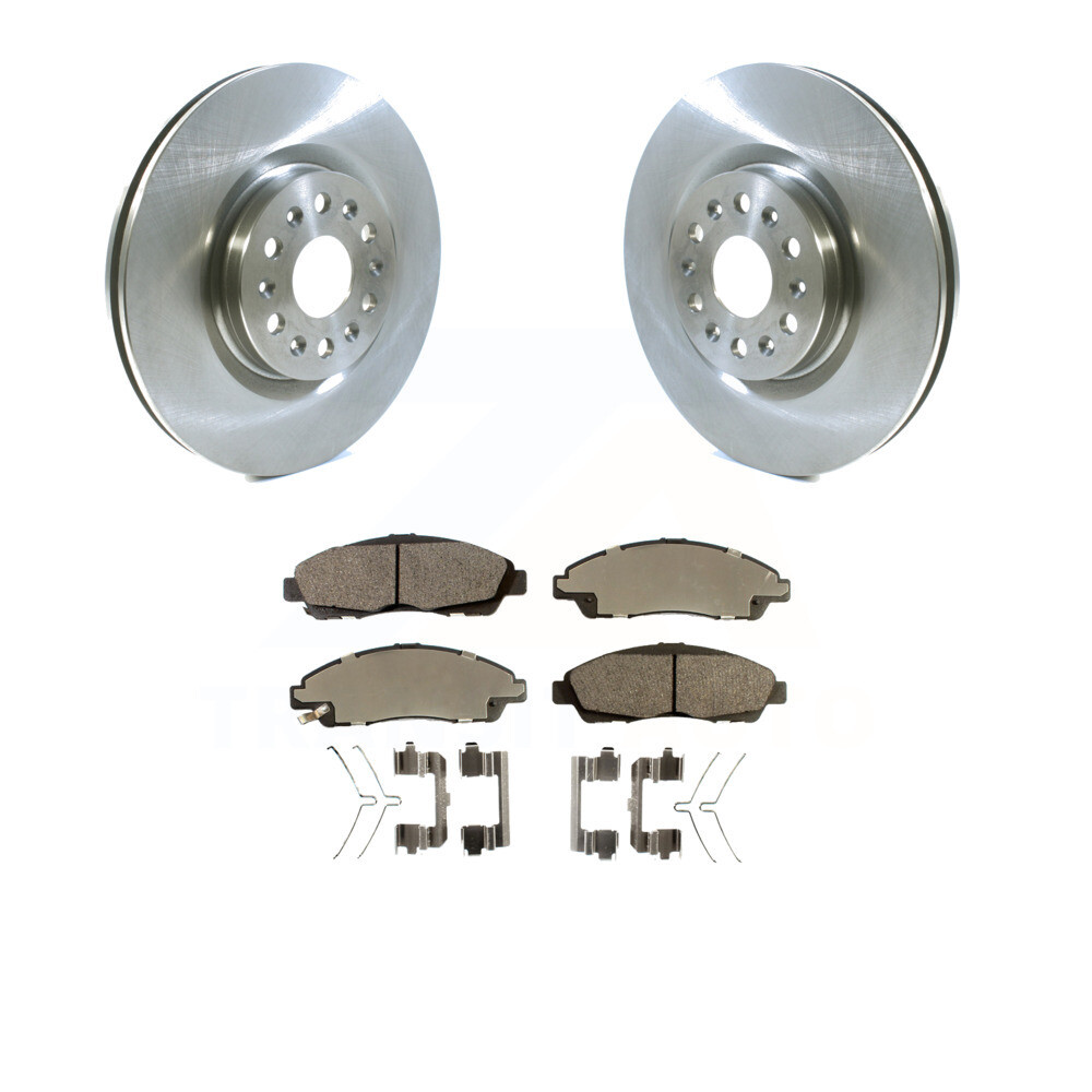 K♢021 Mac2021 Semi-Metallic Disc Brake Pad Set Front Centric For 2018-2021
