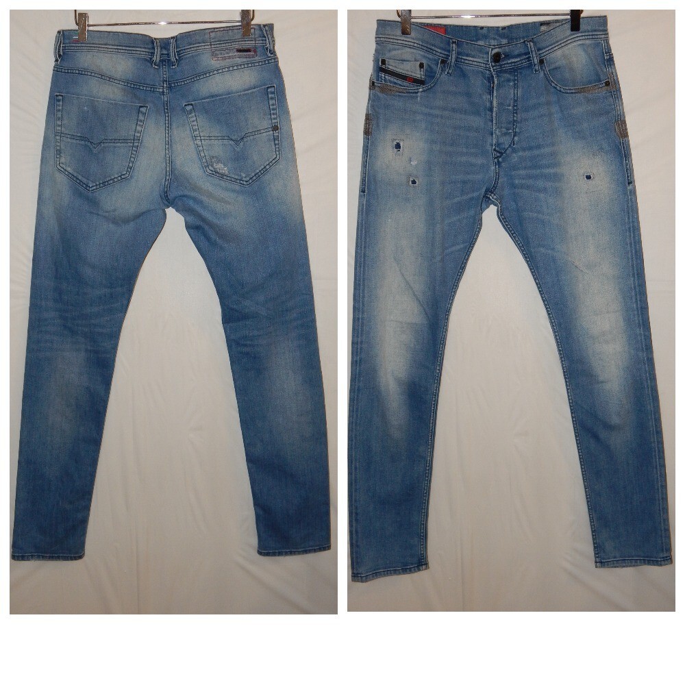 DIESEL Tepphar 084FD Diesel Jeans Slim Carrot Blue Men W31L32 