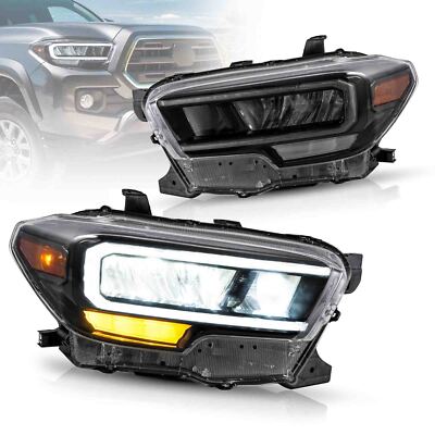 VLAND LED Headlights For 2016-2023 Toyota Tacoma W/Sequential Signal