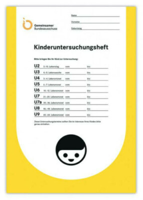 Original U-Heft Kinderuntersuchungsheft Gelbes Heft NEU unbeschrieben aktuell