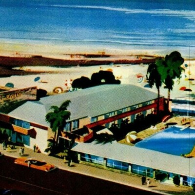 Hotel Bahia Ensenada Baja California Mexico Promotional Postcard Mike Roberts