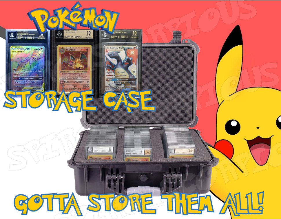 POKEMON Graded Card Storage Box Weatherproof Case Slab Holder Protector | eBay POKEMON Graded Card Storage Box Weatherproof Case Slab Holder Protector | eBay
