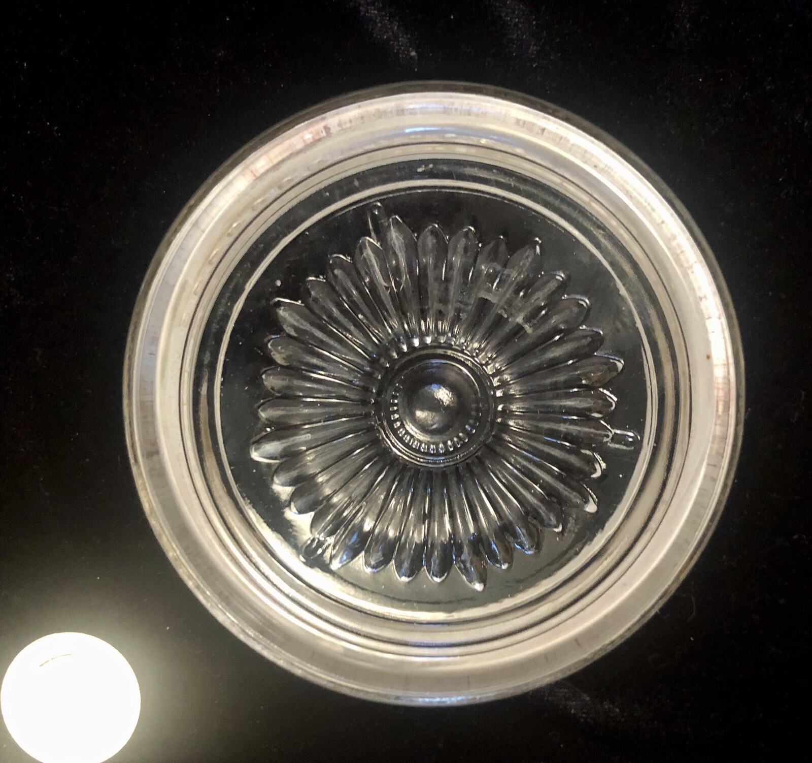 SET OF 4 ANTIQUE STERLING SILVER RIMMED COASTERS EAPG Design Glass eBay